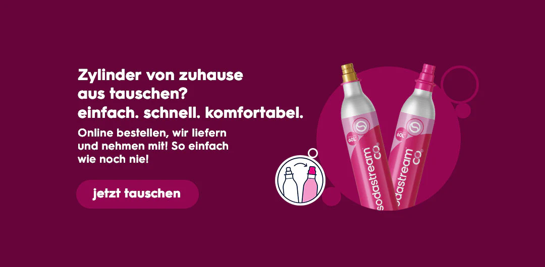 Frisches Sprudelwasser auf Knopfdruck